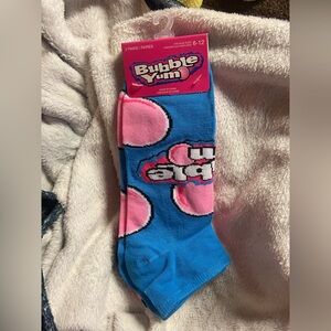 2PK Bubble Yum 2 Pairs Graphic Socks